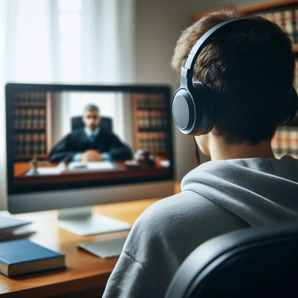 Jak wygląda rozprawa zdalna? Dowiedz się, jak przebiega rozprawa sądowa online, jakie są zalety i wady tego rozwiązania oraz jak skutecznie przygotować się do udziału w rozprawie zdalnej.