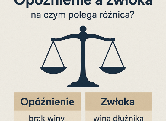 opóźnienie a zwłoka